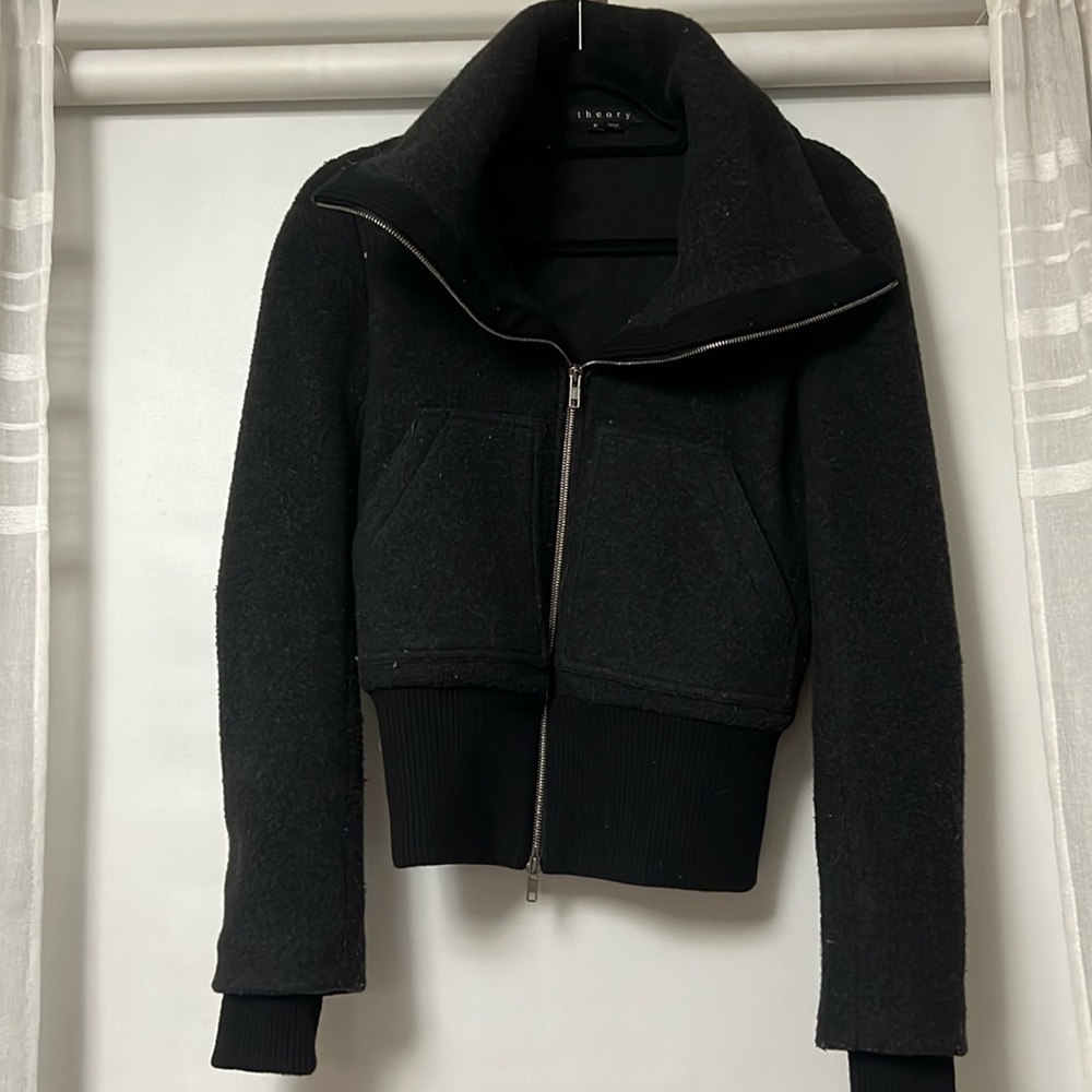 THEORY WOOL BOMBER JACKET